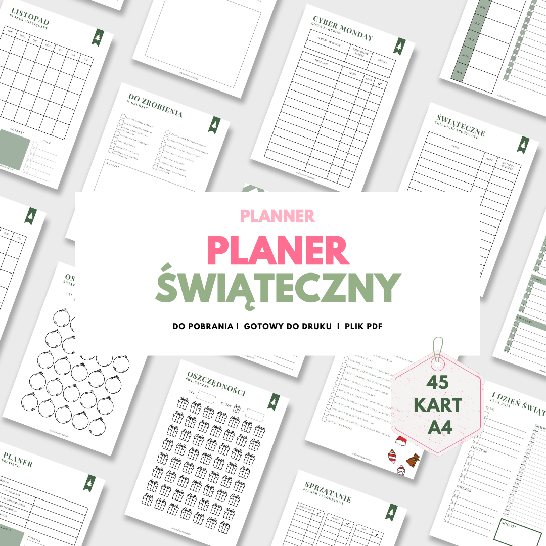 planer świąteczny