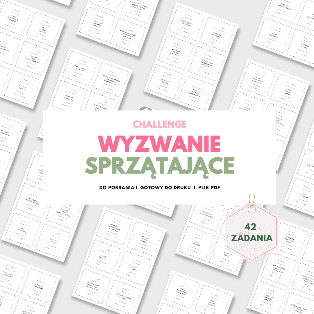 wyzwanie sprzątające
