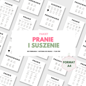 pranie i suszenie do wydruku