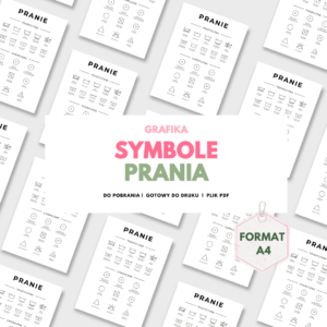 symbole prania do wydruku