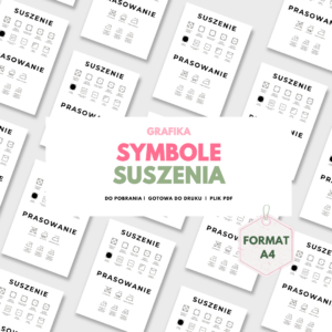 symbole suszenia do wydruku